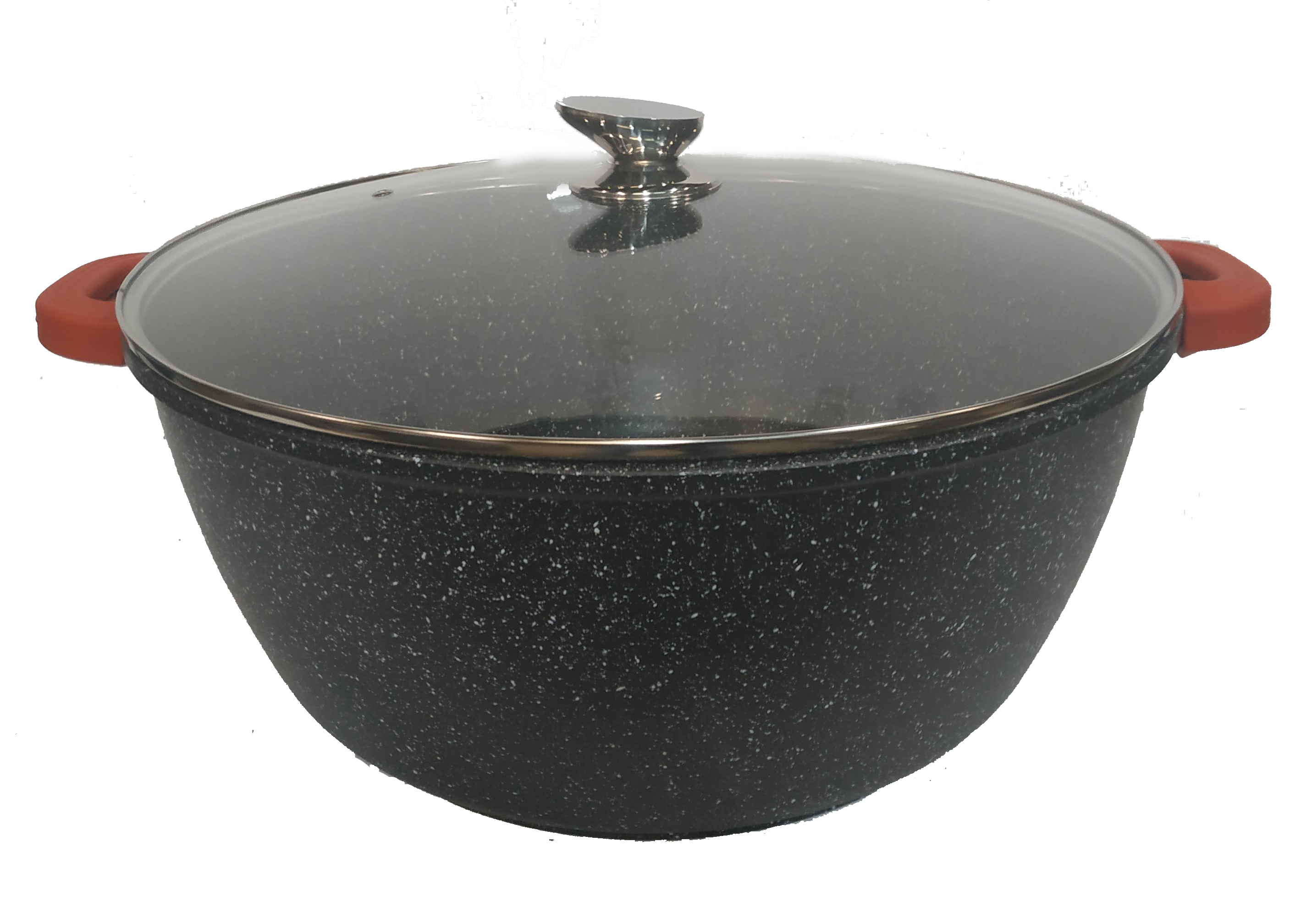 Кастрюля с мраморным покрытием Zurrichberg 40х17 см (ZBP-7098 Black)