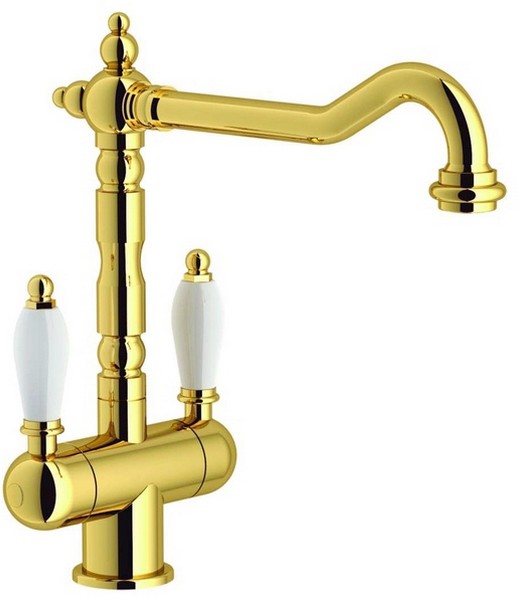 Смеситель для кухни Franke OLD-ENGLAND BICOMAND золото (115.0315.598)