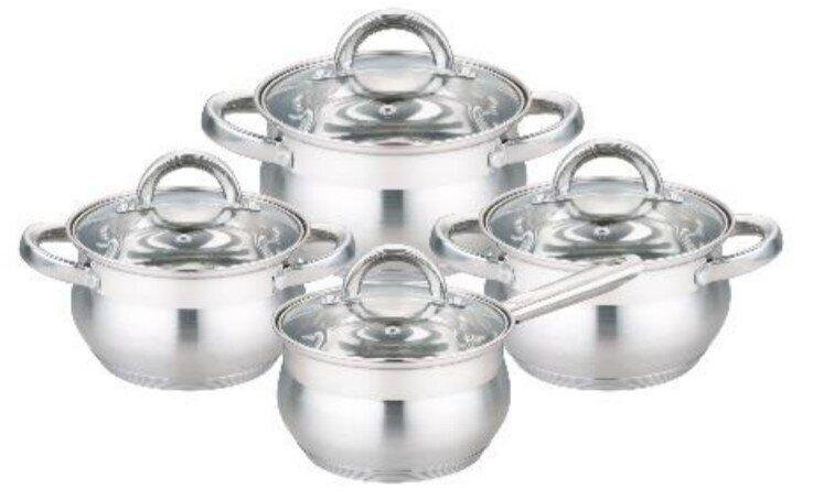 Набор посуды из нержавеющей стали Edenberg 8 предметов (EB-3717)
