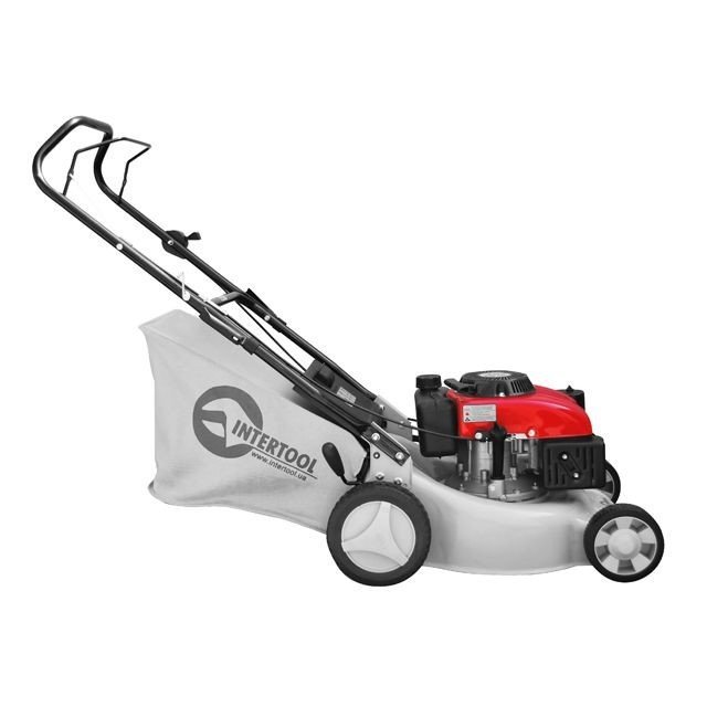 Газонокосилка бензиновая Intertool 4.5HP, 3.4кВт, ширина среза 400мм (LM-4540)