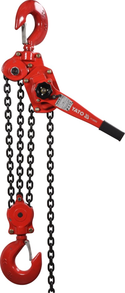 Лебедка ручная тросовая Yato 9 т 1.5 м с доводчиком (YT-58968)