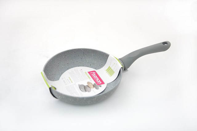 Сковорода Fissman VULCANO 20 см AL-4940.20 с каменным покрытием индукционное дно (AL-4940.20)