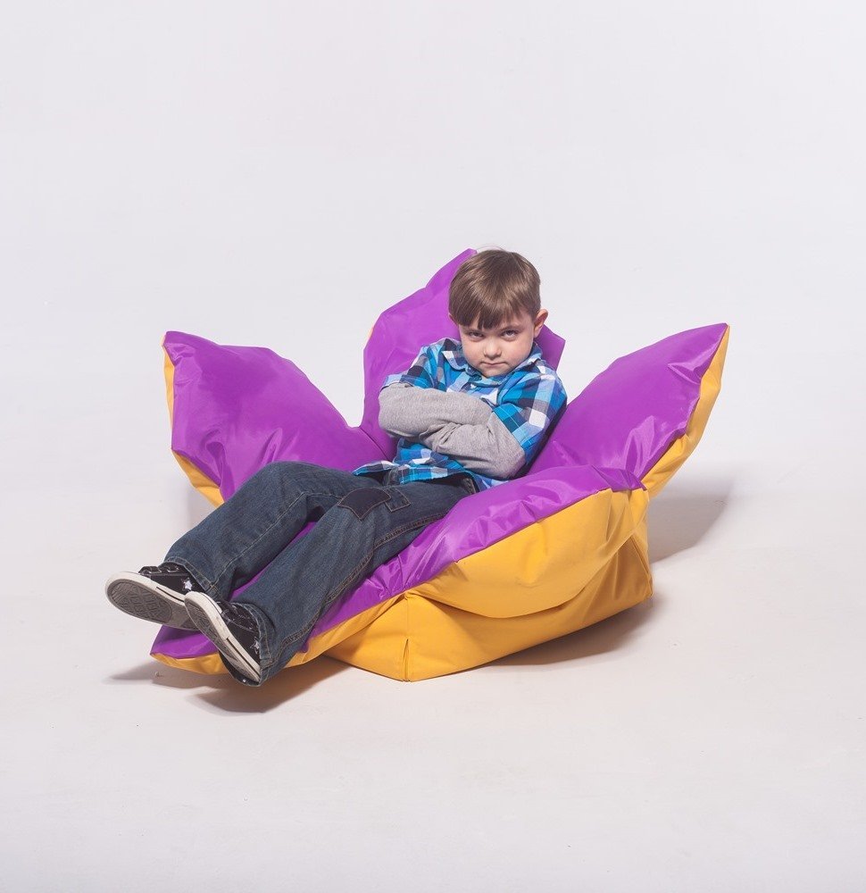 Кресло-мешок Цветок Poparada Purple small (FS)