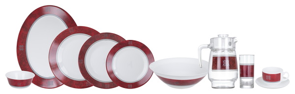 Сервиз Luminarc Rubis 46 предметов (N4784)
