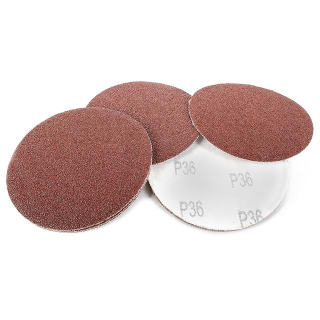 Круг наждачный самоклеющийся Intertool 125мм, бумага класс E, 220 г/м2, К36, уп. 10ед (BT-0552)