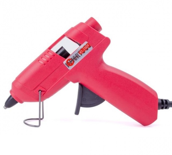 Пистолет клеевой Intertool под стержни 7-8мм, 10Вт, 230В (RT-1010)