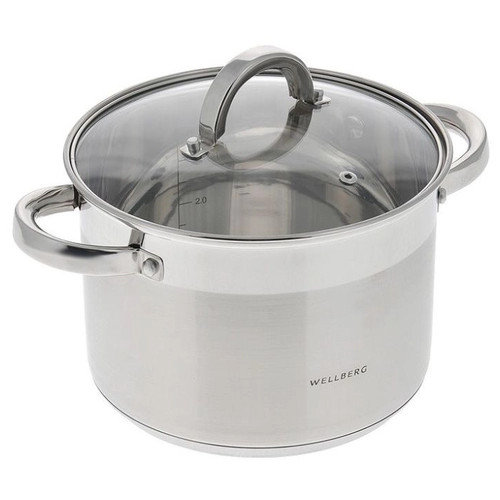 Кастрюля Wellberg 20х14.5 см 4.5 л (WB-9821)