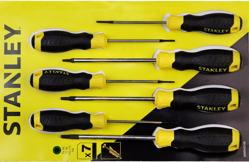 Набор отверток Stanley 7 шт Torx T5, 6, 7, 8, 10, 15, 20 (STHT0-62150)