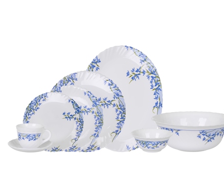 Сервиз столовый Arcopal Aliya Blue 38 предметов (L7796)