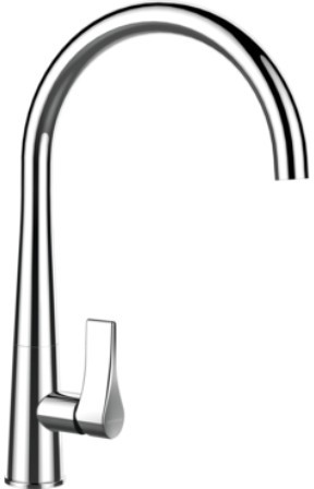 Кухонный смеситель Schock Gota Chrom-80 хром (52100080)