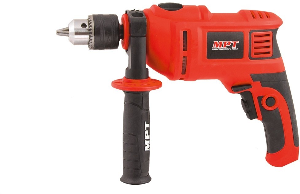 Дрель ударная Mastertool PROFI 13 мм, 800 Вт, 0-3000 об/мин, 48000 уд/мин (MID8003)