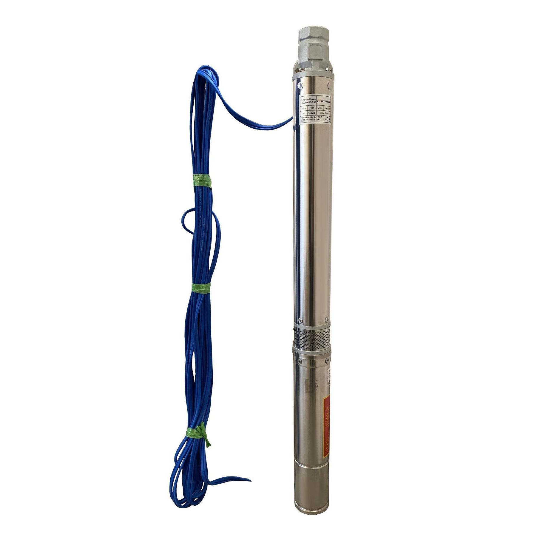 Насос скважинный с повышенной уст-тью к песку OPTIMA PM 3,5SDm3/13 0,55 кВт 79м + 15 м кабель