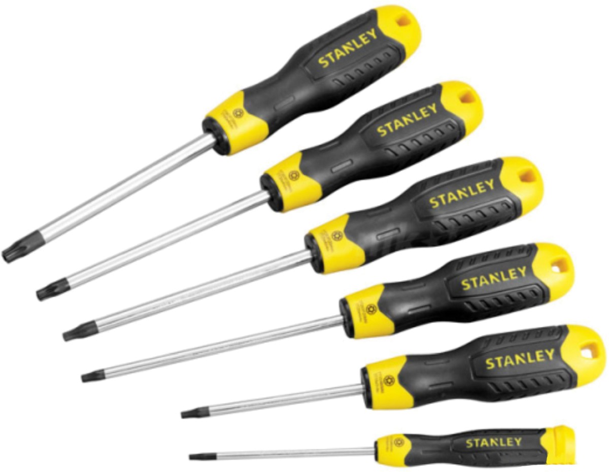 Набор отверток Stanley CushionGrip TORX Т10, Т15, Т20, Т25, Т30, Т40, 6 шт (STHT2-65156)