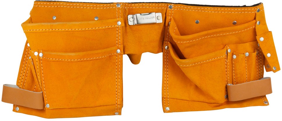 Пояс слесарный Sigma кожаный 12 карманов (9450351)