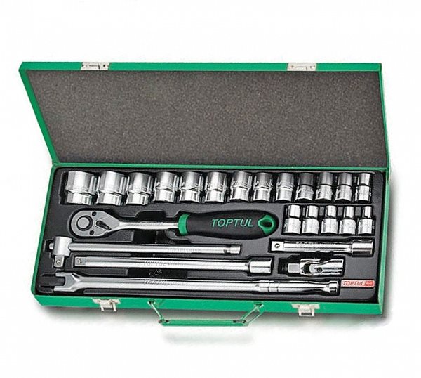 Набор инструмента Toptul 1/2" 24ед. 6 граней (GCAD2401)