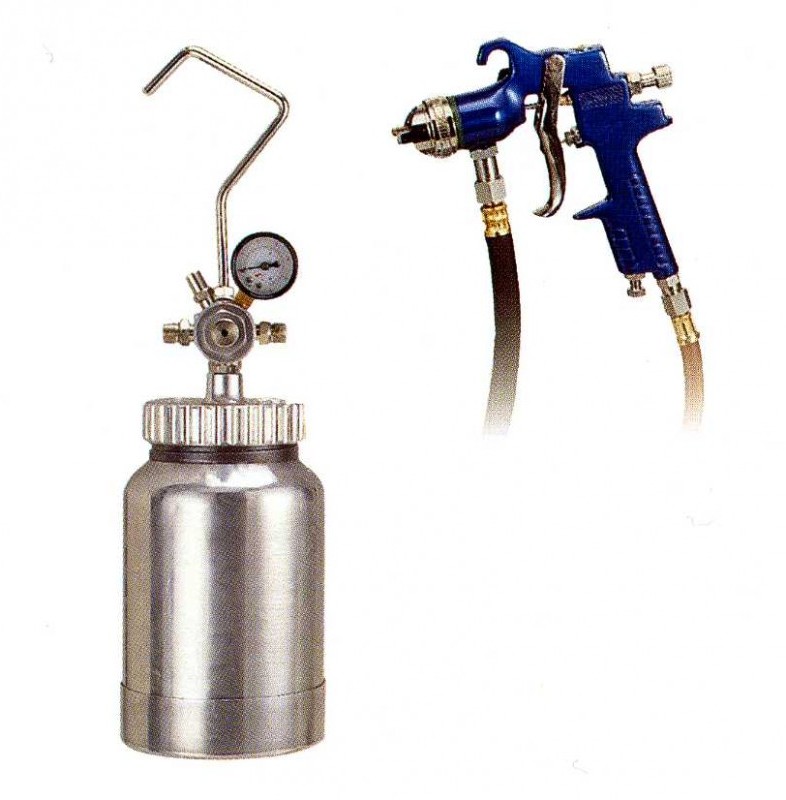 Краскопульт пневматический Jonnesway HVLP 1 мм 368 л/мин 3 атм 2000 мл (JA-6129)