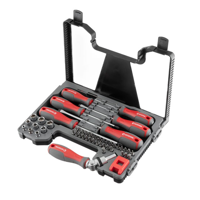 Набор отверток Intertool с комплектом насадок 51 ед (VT-3352)