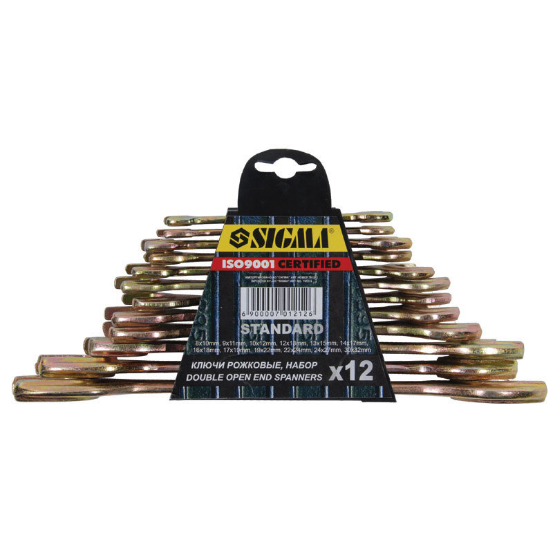 Ключи рожковые Sigma 8шт 8-22мм БЕЛАРУСЬ (6010291)