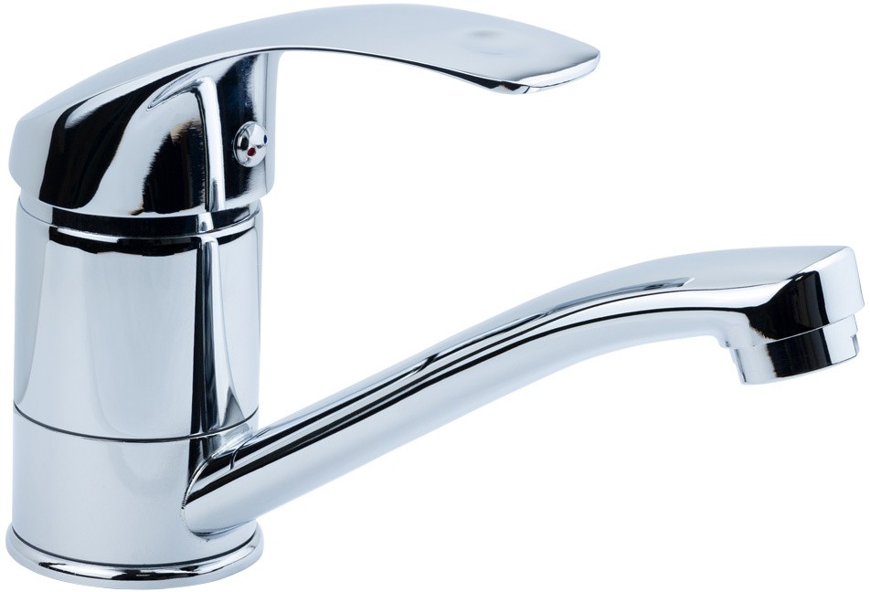 Смеситель для кухни Tau SD D40 гусак прямой 250 мм на гайке (SD-1B243C)