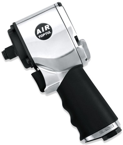 Пневмогайковерт Toptul 1/2" 678 Nm 9500 об/мин 1.65 кг супер-короткий (KAAQ1650)