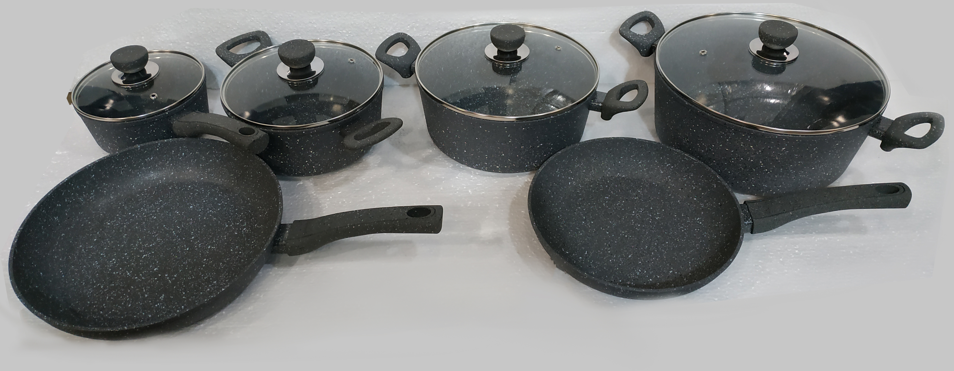 Набор посуды Zurrichberg 11 предметов (ZBP-7027 Gray)