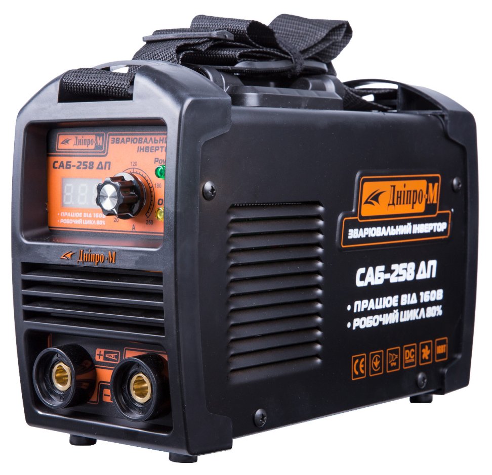 Сварочный инвертор Дніпро-М САБ-258ДП 1.6-4.0 мм 20-250 А (70127041)
