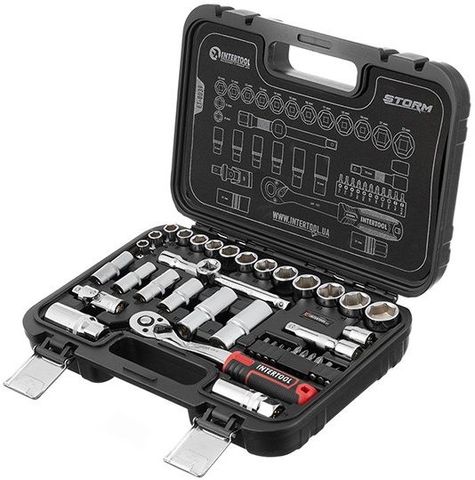 Набор инструментов Intertool 3/8" 39ед. Cr-V STORM (ET-8039)