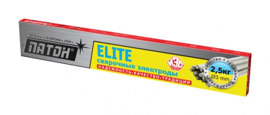 Сварочные электроды Патон ELITE 3.0 мм 2.5 кг (49287)