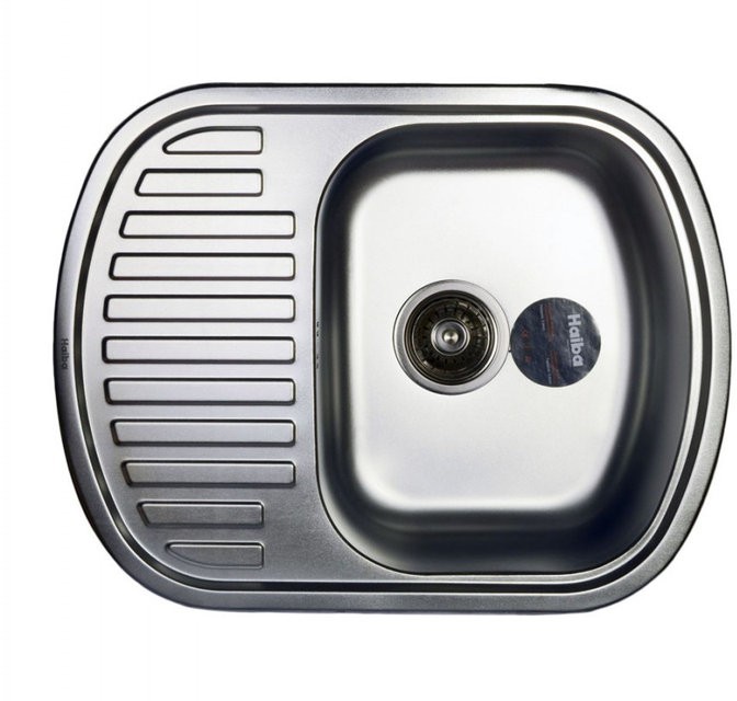 Кухонная мойка Haiba 63x49 Decor декорированная (HB0653)