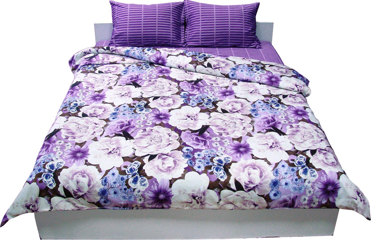 Комплект постельного белья Руно 143х215 см 4шт Полуторный Фиолетовый (1.137К_20-1314Violet)