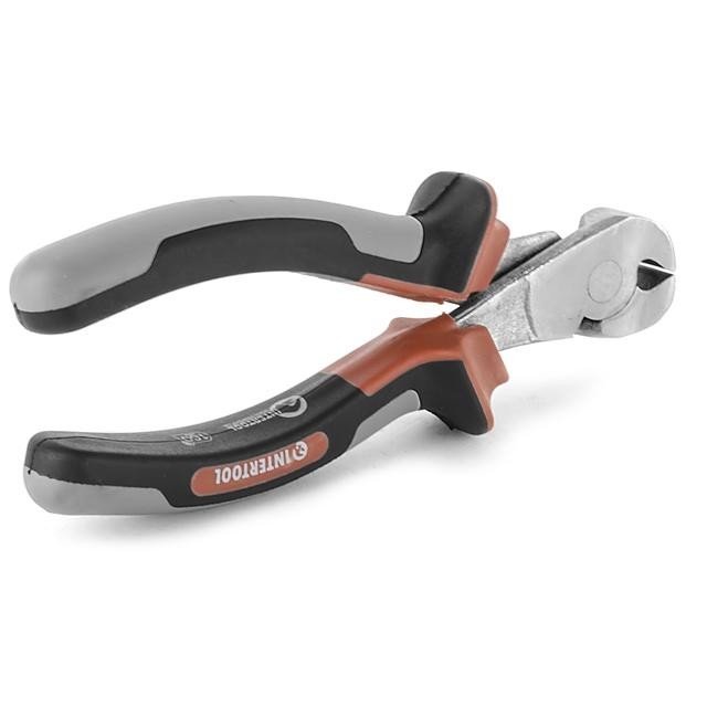 Клещи торцевые Intertool 160мм CrV с изолированными рукоятками PROF (NT-0236)