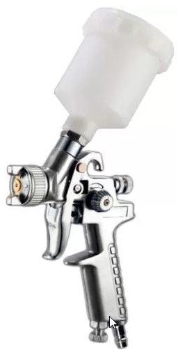 Краскопульт пневматический Werk HVLP mini-0822 0.8 мм 180-225 л/мин 2-3.5 Бар 120 мл (74810)