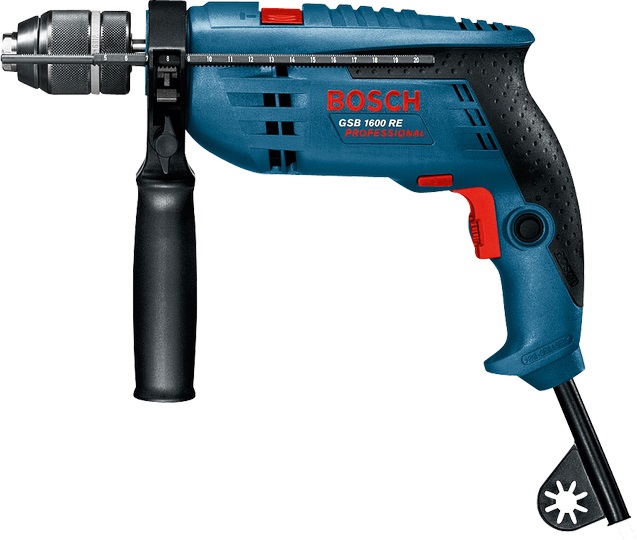 Дрель ударная Bosch GSB 1600 RE (62096)