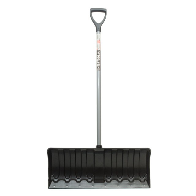 Лопата для уборки снега Intertool 620*280мм с ручкой 970 мм (FT-2090)