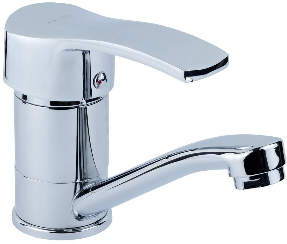 Смеситель для кухни Aquatica MD D40 гусак прямой 150 мм на гайке (MD-1B141C)