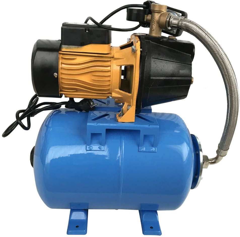 Насосная станция Optima JET80A-PL-24 0.8 кВт чугун короткий на Гребёнке