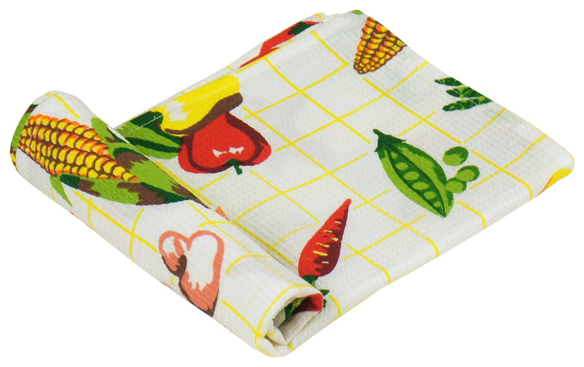 Полотенце вафельное Руно 45x80 см (202.15_Овочі)