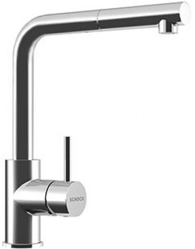 Кухонный смеситель Schock Napos Croma-49 серый (53912049)