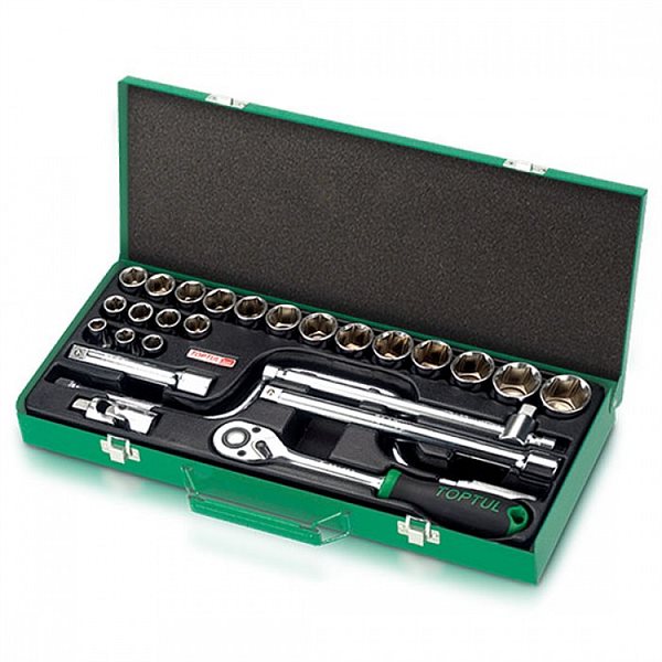 Набор инструмента Toptul 1/2" 26ед. 6 граней (GCAD2601)