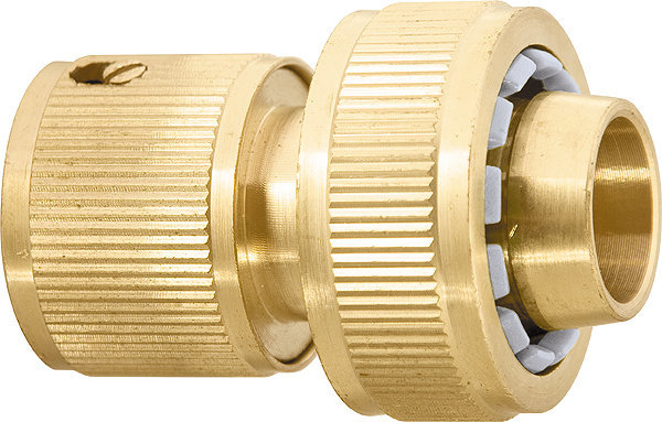 Соединитель PALISAD латунный быстросъемный для шланга 3/4" (66260)