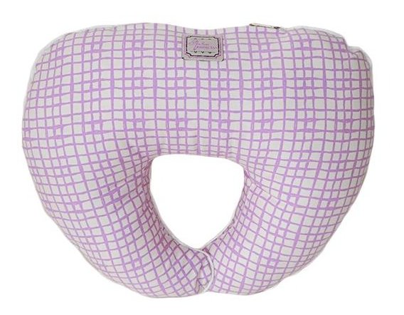 Подушка дорожная Прованс by Andre Tan 36х30 см Сиреневая клетка (.000186)