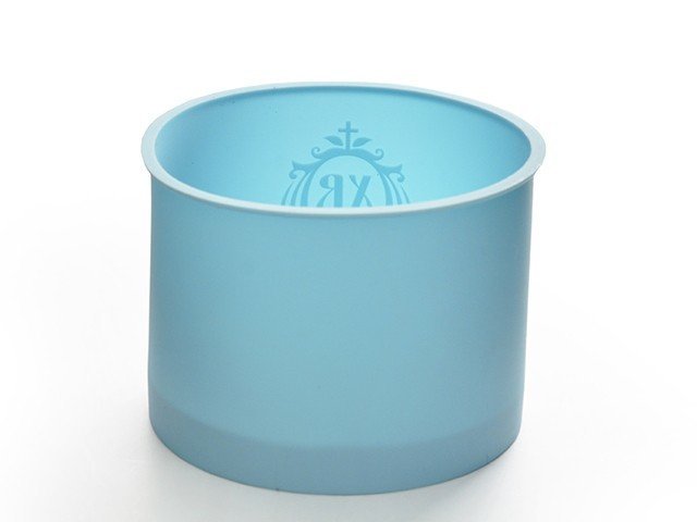 Форма для выпечки пасхи 14x10 см, цвет ГОЛУБОЙ (силикон)