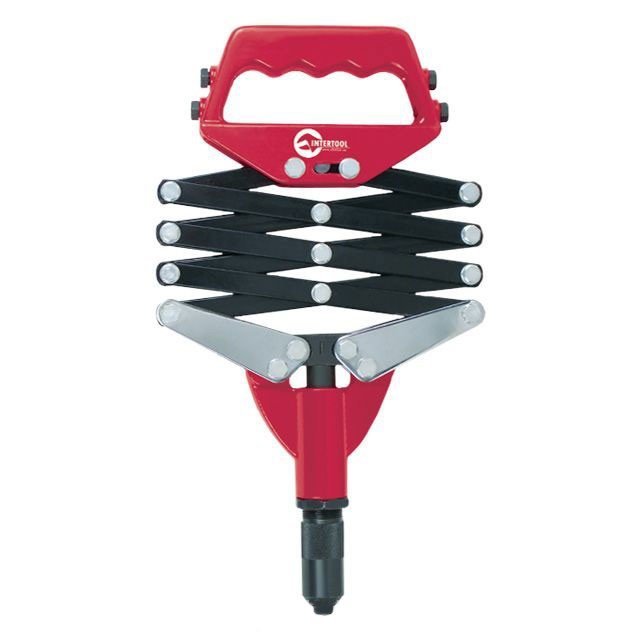 Заклепочник Intertool с рычажным механизмом 800мм 2.8; 3.2; 4; 4.8мм (RT-0007)
