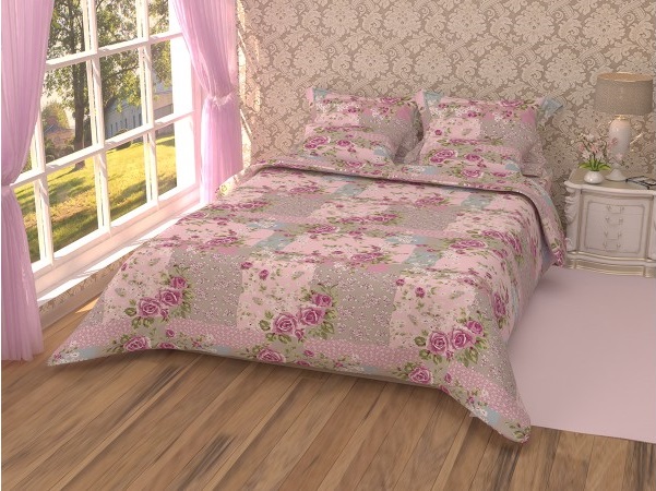 Постельное белье Leleka-Textile Полиэстер 175х210 Розовое Двуспальное