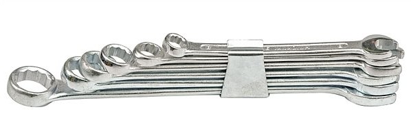 Ключи рожково - накидные Vorel 6 шт М 8-17 мм (51560)