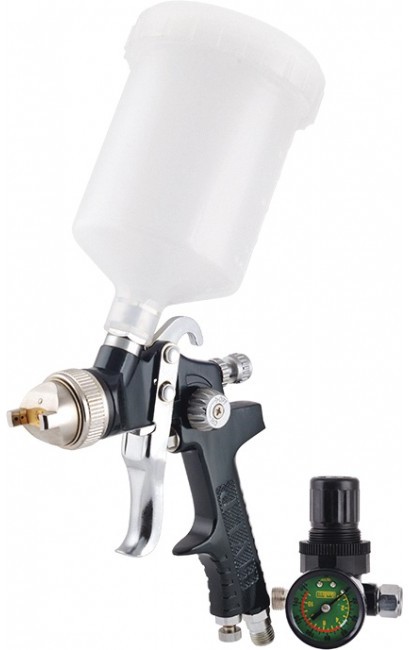 Пневмопистолет лакокрасочный Miol с верхним баком HVLP с редуктором 1.4 мм (80-840)