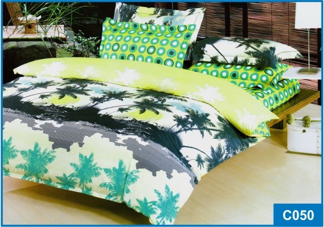 Постельное белье Leleka-Textile Сатин 150х210х2 Зеленое Семейное