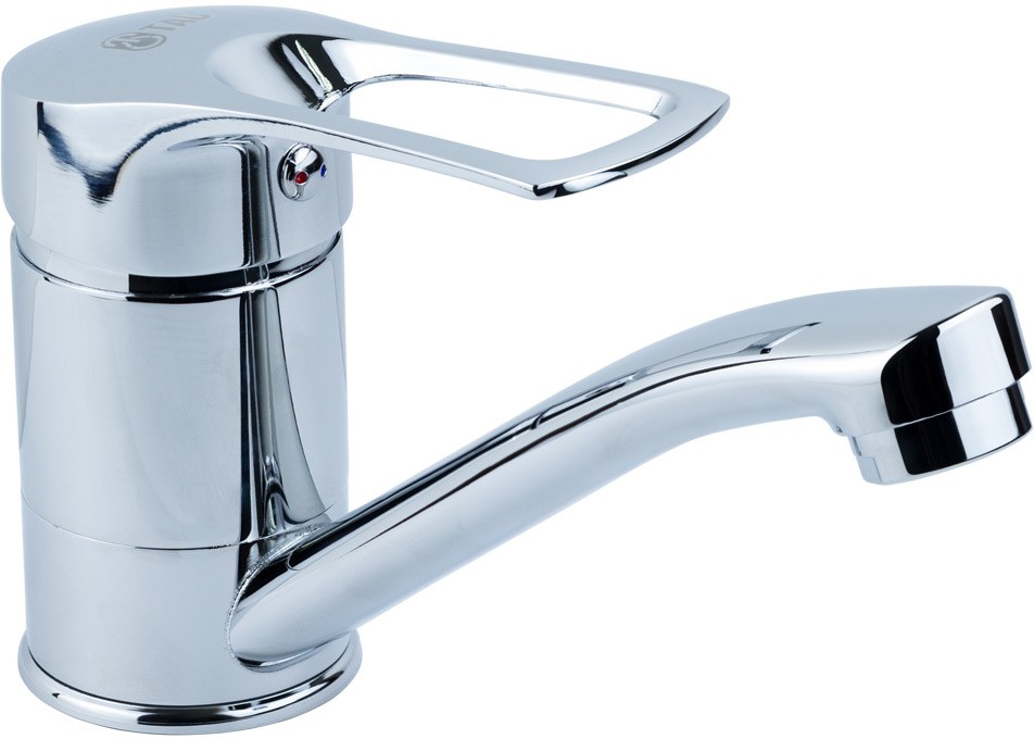 Смеситель для кухни Tau SM D40 гусак прямой 150 мм на гайке (SM-1B144C)