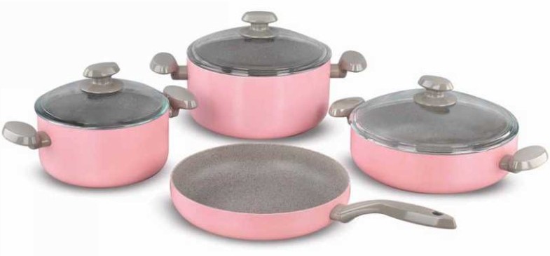 Набор посуды Korkmaz Mia Manolya Alu 7 предметов A1325