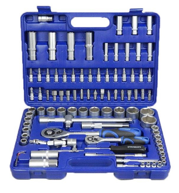 Набор инструмента Стандарт 1/4" 1/2" 94 ед 6 граней (ST-0094-6)